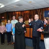 <p>Chief Raymond McCullagh during his swearing-in ceremony.</p>