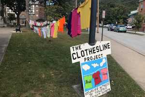 Clothesline Project In Port Jervis Displays Messages Of Hope For One Day