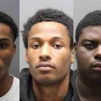 <p>Yonkers residents Christopher Brown, 18, Orlando Ivey, 19 and Travis Lyndon Seivright, 21.</p>