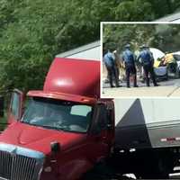 <p>Route 80 crash</p>