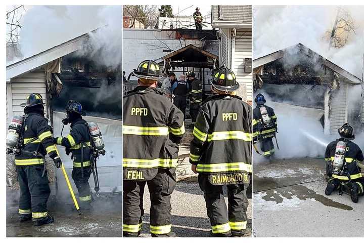 Garage Fire Doused In Palisades Park