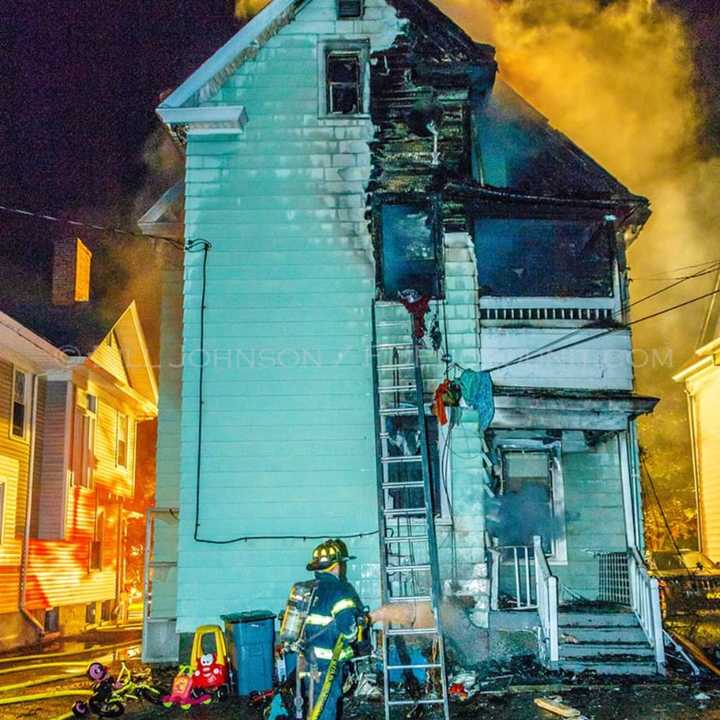 Poughkeepsie firefighters battled a blaze on Mainson Street.