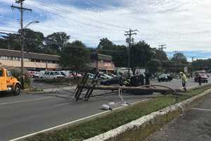 Serious Rollover Crash Shuts Down Black Rock Turnpike In Fairfield