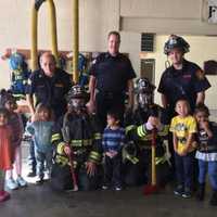 <p>Wood-Ridge firefighters visited a local daycare.</p>