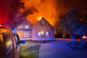 PHOTOS: Fire Tears Through Garage, Attic Of Sussex County Home