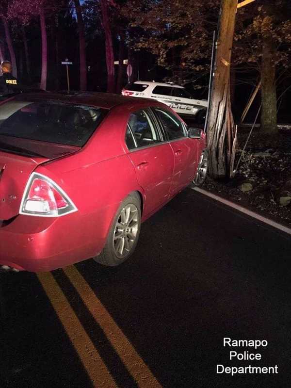 Road Reopens After DWUI Driver Slams Into Pole In Montebello, Police Say