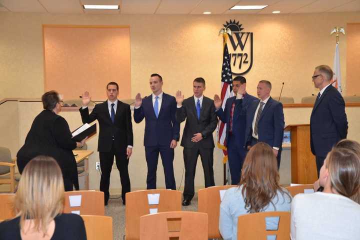 Wallkill Swears In Five New Full-Time Police Officers