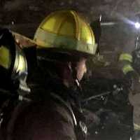 <p>Firefighters rescued the victim from the Passaic River beneath the Temple Avenue bridge in Paterson.</p>