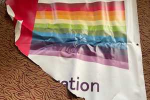 Pride Banner 'Slashed' From Its Frame At Connecticut Church