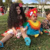 <p>Kids dressed as Scarlett, Isaiah, and Harper.</p>