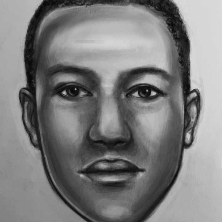 A sketch released by police of what the man is believed to have looked like.
  
