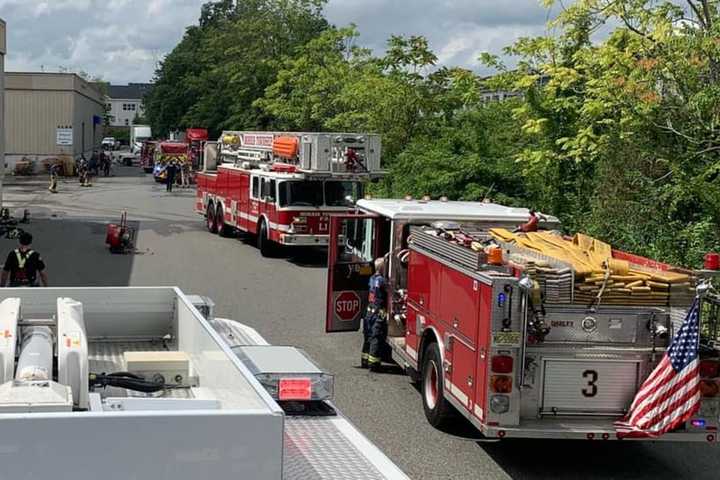 Smoky, Explosive Forklift Fire Engulfs Morris County Warehouse