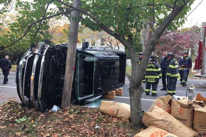 Firefighters Free Driver From Rollover Crash In Fairfield
