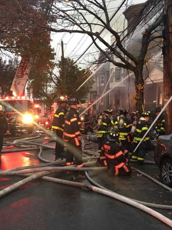 50 Displaced After Four-Alarm Fire Breaks Out In Yonkers