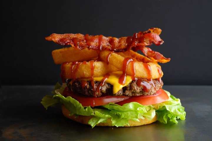 Whiskey Bacon BBQ Burger.