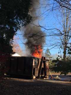 Stony Hill Firefighters Douse Dumpster Blaze In Bethel