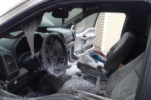 Car Damaged In Fire In Westport Parking Lot