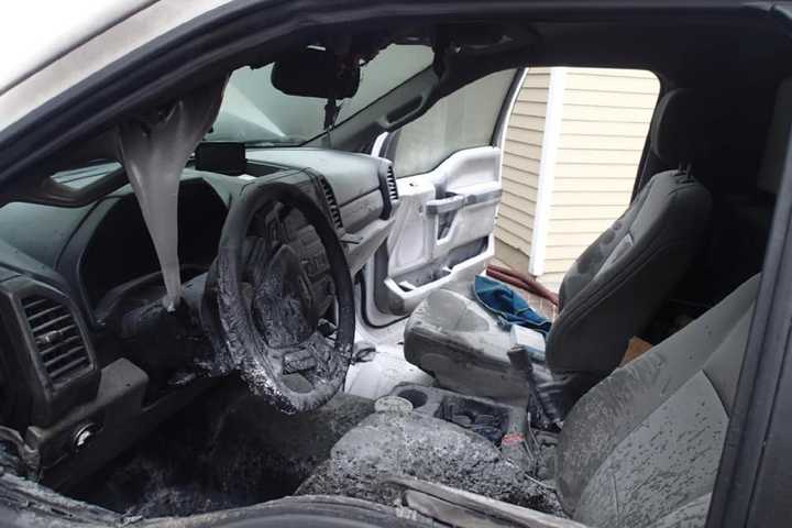Car Damaged In Fire In Westport Parking Lot