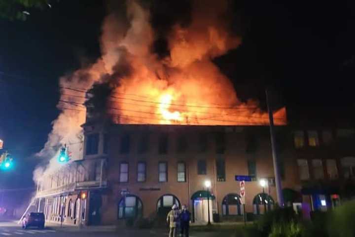 Three-Alarm Fire Breaks Out At Historic Building In Litchfield County