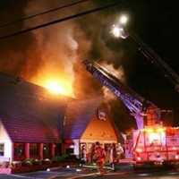 <p>The fire broke out in the attic, responders said.</p>