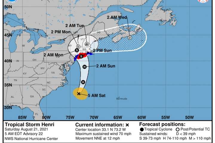 Henri Strengthens To Hurricane Status, High Risk For Power Outages, Flooding In Region