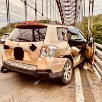 <p>Two people were trapped in an SUV during a three-vehicle crash on the Taconic Parkway.</p>