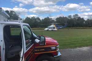 Victim Airlifted With Serious Injuries After Falling From Roof In Hunterdon County [Developing]