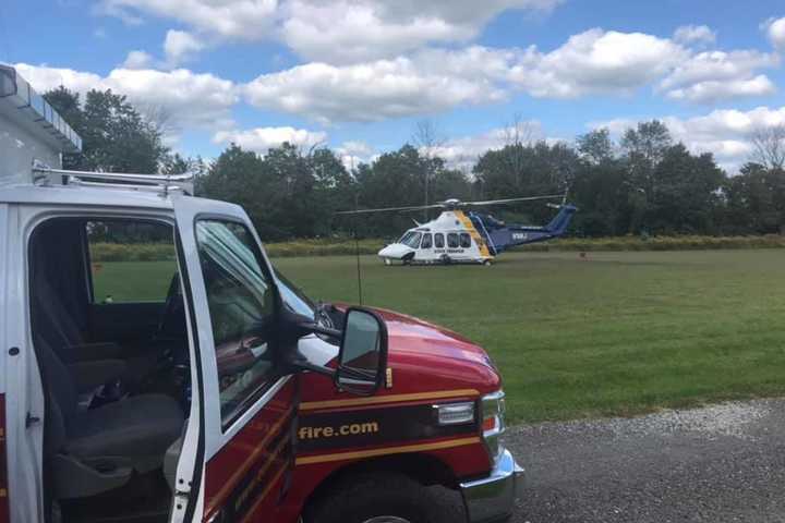 Victim Airlifted With Serious Injuries After Falling From Roof In Hunterdon County [Developing]