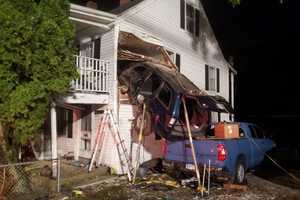 SUV Slams Into Second Floor Of Connecticut Home