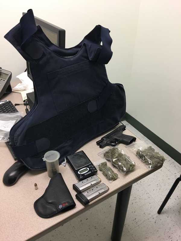 Police: Norwalk Man Busted On Drug Charges Had Gun, Bulletproof Vest In Car
