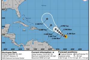 Sam Now A Monster Category 4 Hurricane With 145 MPH Winds; Latest Projected Path