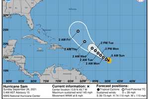 Sam Now A Monster Category 4 Hurricane With 145 MPH Winds; Latest Projected Path