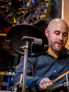 Percussionist Simon Boyar Plays Marimba At Bean Runner In Peekskill
