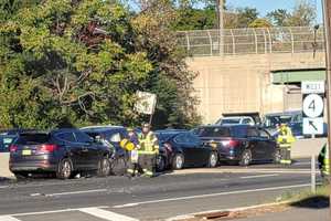 Chain-Reaction Pileup On Route 4 Sends Three To Hospital, Injures Several Others