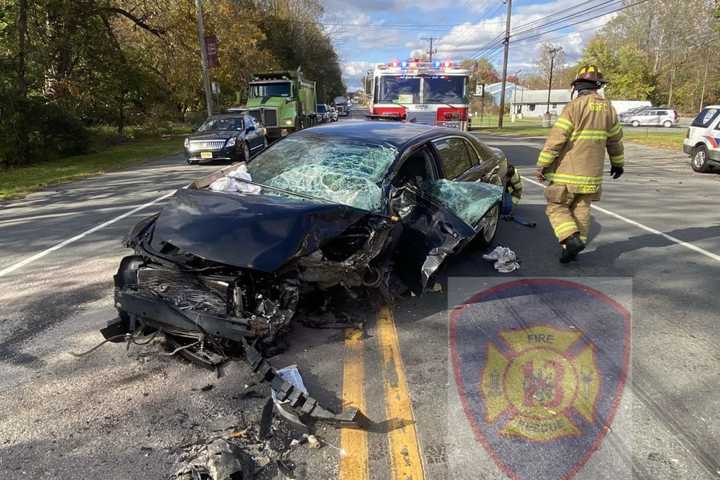 Victim Airlifted Following Head-On Hunterdon County Crash, State Police Say