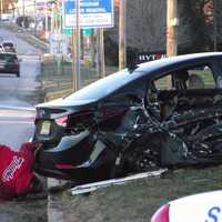 <p>A loaded passenger van and a four-door sedan were also involved.</p>