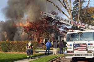 Fire Roars Through Wayne Home