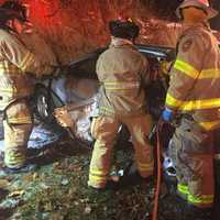 <p>Four were injured in a Taconic State Parkway Crash in Yorktown.</p>