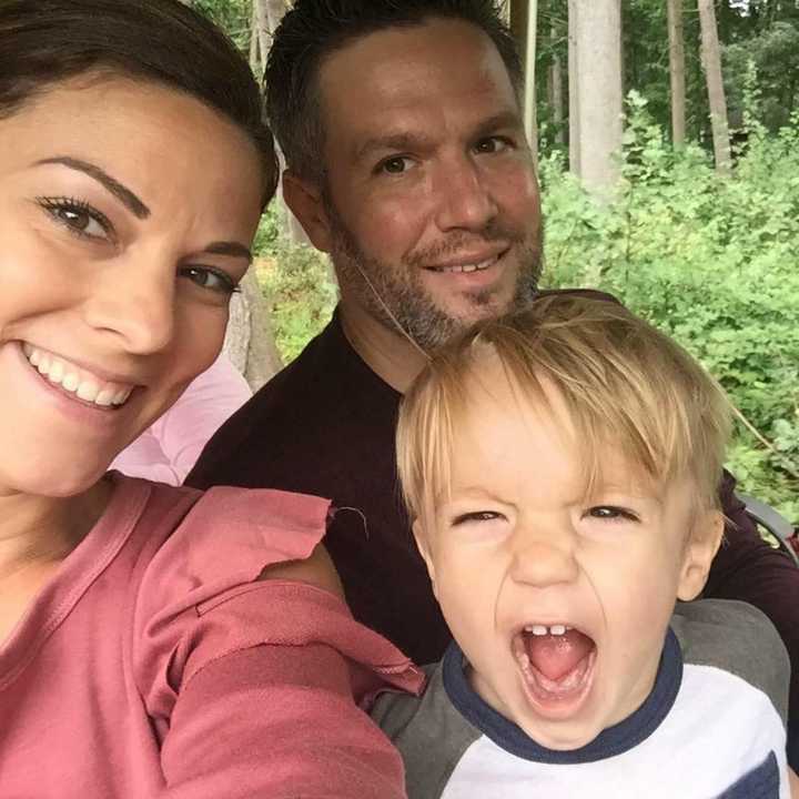 Matthew Laudi of Totowa with his wife, Jenna, and son, Gabe.