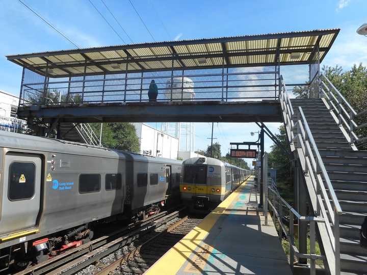 A person was hit and killed by a Long Island Railroad train near the Carle Place Station.