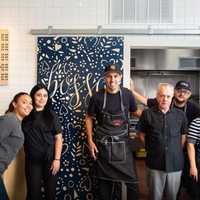 <p>Philip Carvalho and his dad, Eliot, opened Bossa Fish in Elizabeth last year.</p>