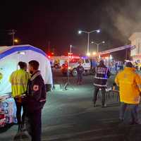 <p>The Congers-Valley Cottage Volunteer Ambulance Corps were among the responders who assisted at the scene of the Pearl River shopping center fire.</p>