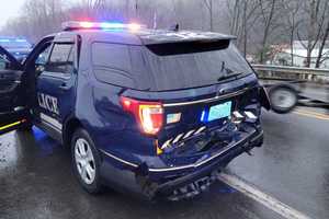 Police Cruiser In Western Mass Struck By Vehicle