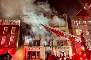 Massive Four-Alarm Yonkers Fire Displaces 11 Families, Injures Firefighters