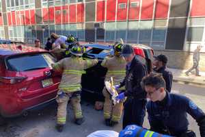 Mother, Infant Freed From Overturned SUV Steps From Hoboken Firehouse