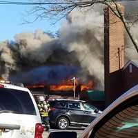 <p>Firefighters contained the flames to five units.</p>