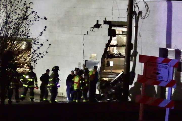 Truck Crashes Through Clifton Factory Wall