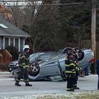 <p>Borough police and firefighters responded to the crash on Haworth Avenue near Valley Road.</p>