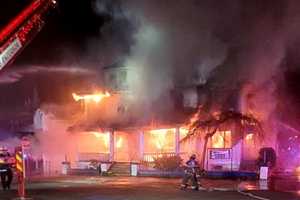 Fire Consumes Former Funeral Home In Paterson