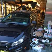 <p>An 83-year-old man from New Rochelle drove through the front of DeCicco and Sons in Pelham.</p>